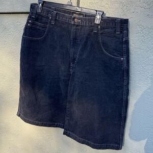 Zonz Black Denim Shorts Size 42 Vintage 1995 100% Cotton 5 Pocket Baggy Skater